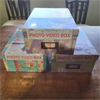 Lot of 3 photo boxes