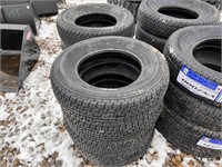 QTY 4- ST205/75R15 Radial Trailer Tires