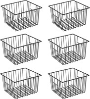 Metal Wire Baskets for Organizing 6 Pack