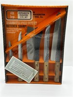 NOS! Old Forge cutlery n cleaver set vintage NEW!