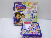 Weaving Loom & Ear Buds & Other Items