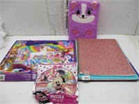 Puzzle, Notebooks & Misc Items