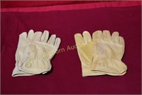 Cow Hide Gloves Size XX Large 2 pair in lot