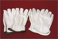 Leather Gloves 2 pair in lot Large & XX Large