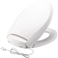 1 Elongated Closed Front Toilet Seat with Cover