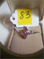 Sterling silver ring size 8 1/2