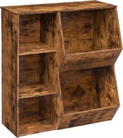 HOOBRO Kids Bookshelf in Rustic Brown BF31CW01