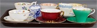 (8) English Cups & Saucers