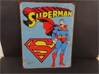 Metal DC Comics Superman Sign