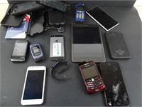 Lot of Assorted Cell Phones, Cases, and Other