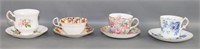 (4) English Cups & Saucers