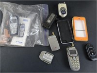 Lot of Vintage Cell Phones and Accessories