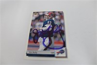 1992 UPPER DECK JIM KELLY #G30 SIGNED AUTO