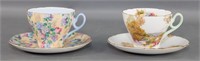 (2) Shelley Cups & Saucers