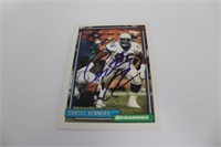 1992 TOPPS CORTEZ KENNEDY #8 SIGNED AUTO