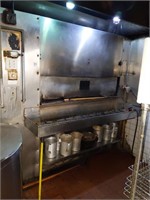 REED 15 PAN GAS REVOLVING OVEN W/ TROUGH