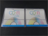 2 Ten Packs of Memorex CD-R Discs New
