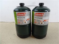 Set of Coleman Propane Cans