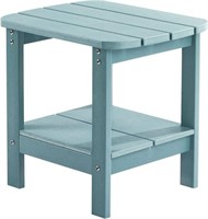 Luxspire Outdoor Side Table, Blue