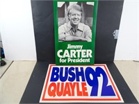 Pair of Vintage Presidential Election Posters