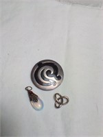 Sterling silver pendant charms