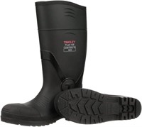 mens Rubber Workboot Rain Boot, Black, Size 12
