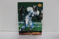 1999 UPPER DECK RAY LEWIS #17 SIGNED AUTO