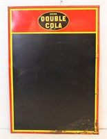 Vintage Double Cola adv menu board (red)