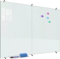 ZHIDIAN Magnetic Glass Dry Erase Board 72" x 43"