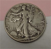 1947 D Standing Liberty Half Dollar