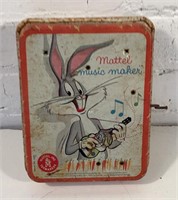 Vintage metal Mattel music maker