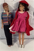 Vintage Ricky and Skooter Dolls