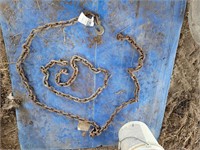 Gaines-1959 2 PC chain 10 1/2 ft 3/8-1hook- 5ft