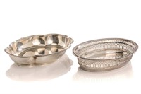 TWO FRENCH SILVER DISHES