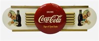 1950's Coca-Cola Masonite Sign Of Good Taste W/