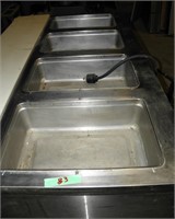 STAINLESS STEEL STEAM TABLE