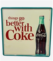 "Things Go Better With Coke" Coca-Cola Sign