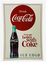 Coca-Cola Sidewalk Sign- "Drink Coca-Cola" -