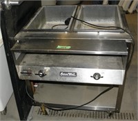 STAINLESS STEEL 2 WELL STEAM TABLE