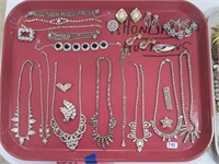 Rhinestone Jewelry. Necklaces, Bracelets, Earrings
