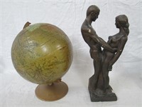 Globe, Plaster Statue by Austin Productions.