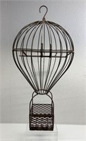 Wrought Iron Hot Air Balloon Frame Hanging Decor