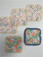 (5) Handmade Crocheted Can Be Used as a Dish