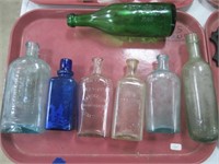 Tray of Misc Bottles.