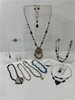 Jewelry including 2 Necklace /Bracelet /Earrings