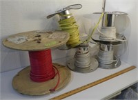 4 Partial Rolls of Wire (Various)