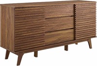 Sideboard Buffet Table or TV Stand in Walnut