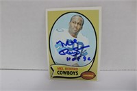 1970 TOPPS MEL RENFRO #45 SIGNED AUTO
