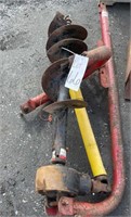 Post Hole Auger,12", pto on machine
