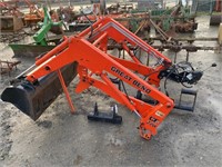 Great Bend 220 Loader,box of bolts& pins in office